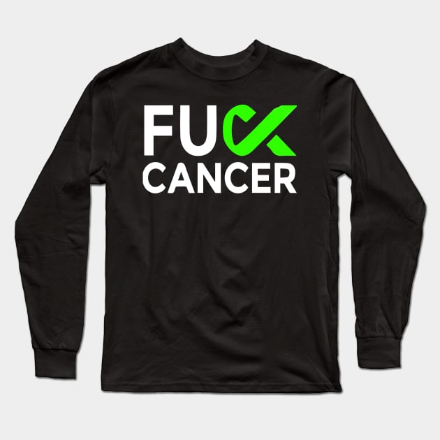 F*ck Cancer Lymphoma Long Sleeve T-Shirt by bkhansen93